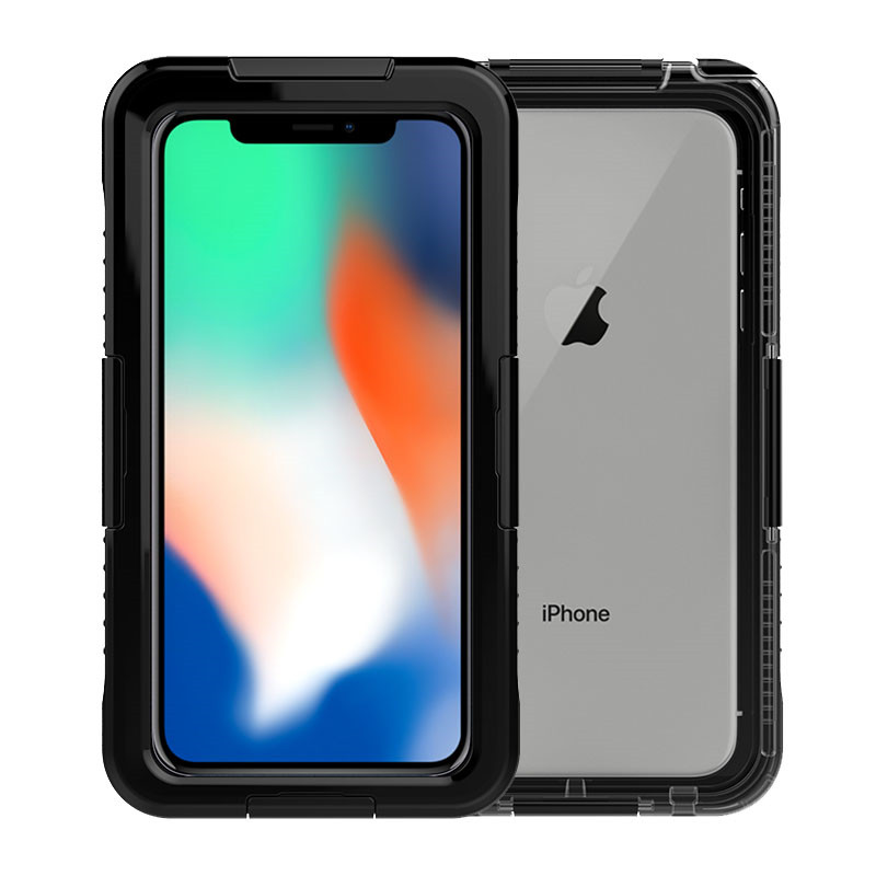 Apple iphone XS Max vedenpitävä kotelo uimiseen (musta)